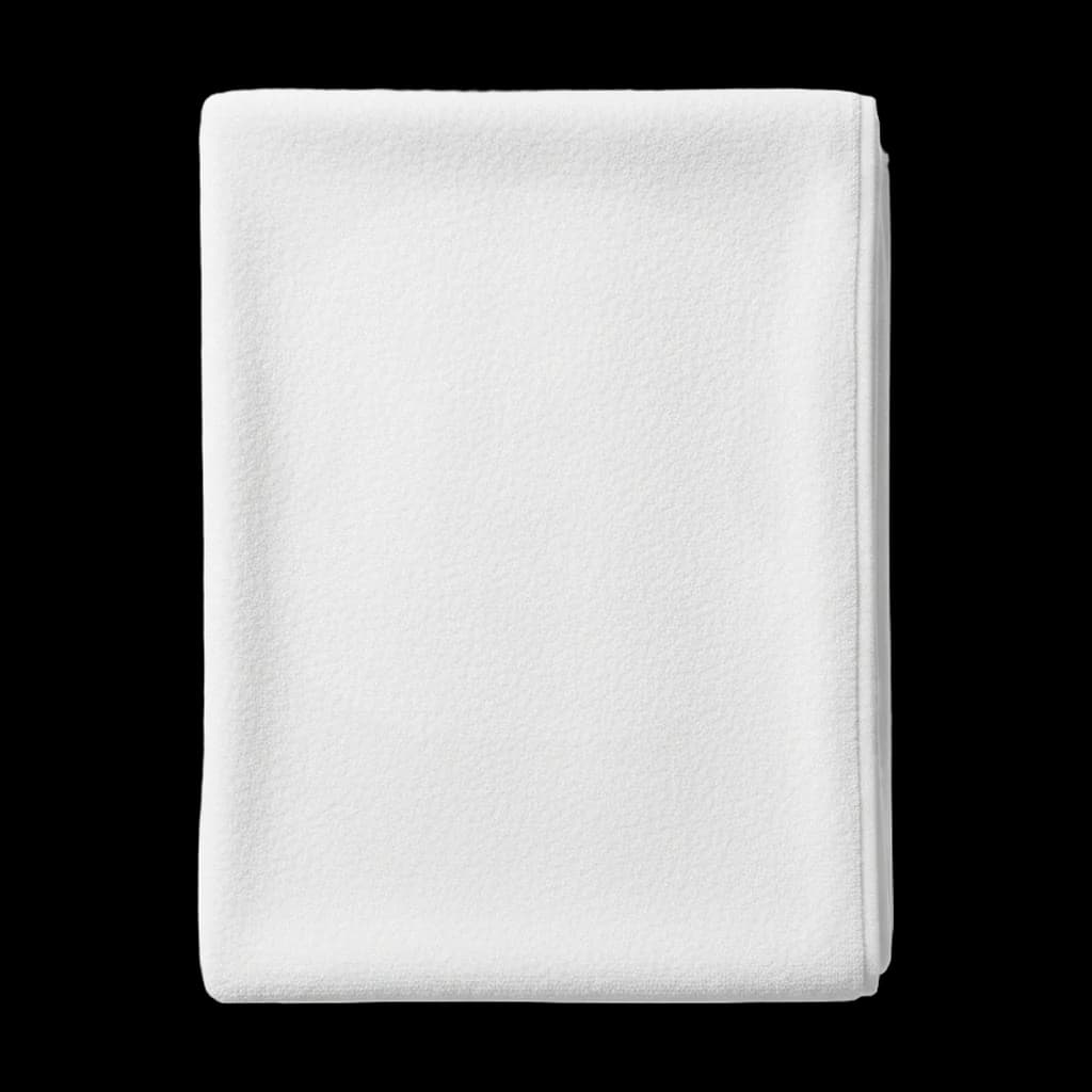 Blank beach towel, front view