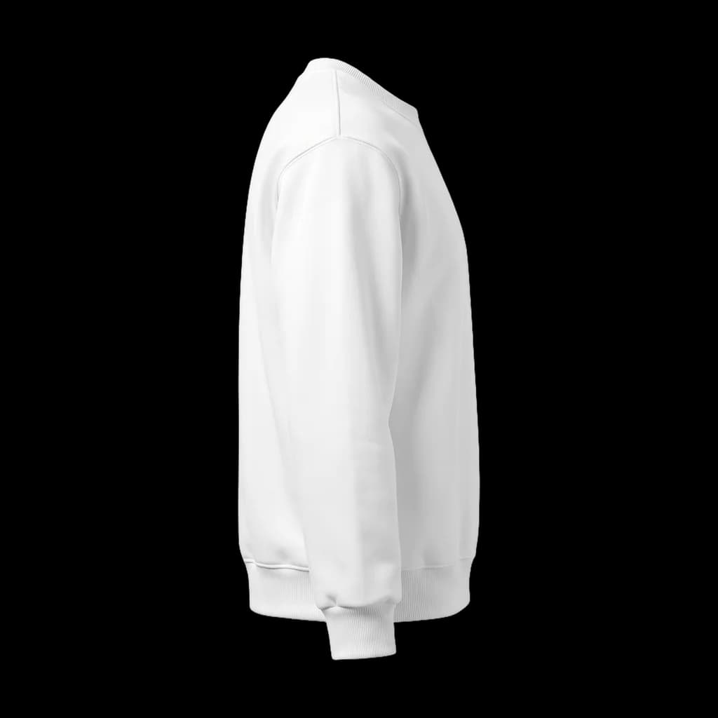 Blank classic sweatshirt, left side view