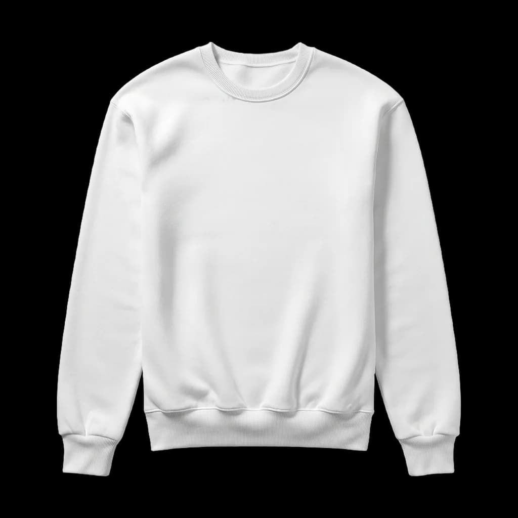 Blank classic sweatshirt, front view