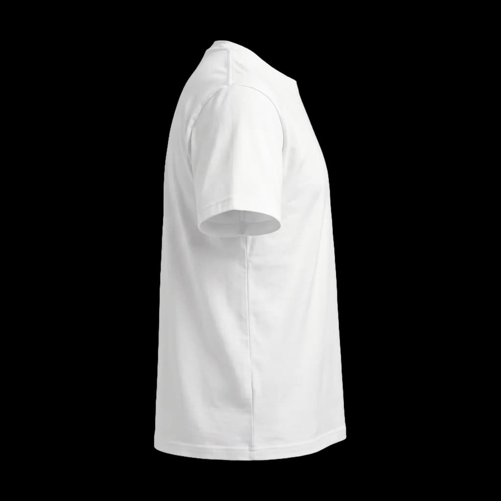 Blank classic t-shirt, right side view