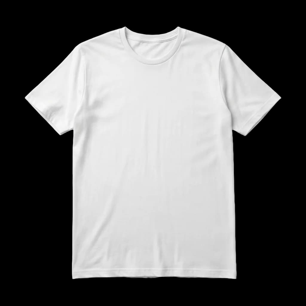 Blank classic t-shirt, front view