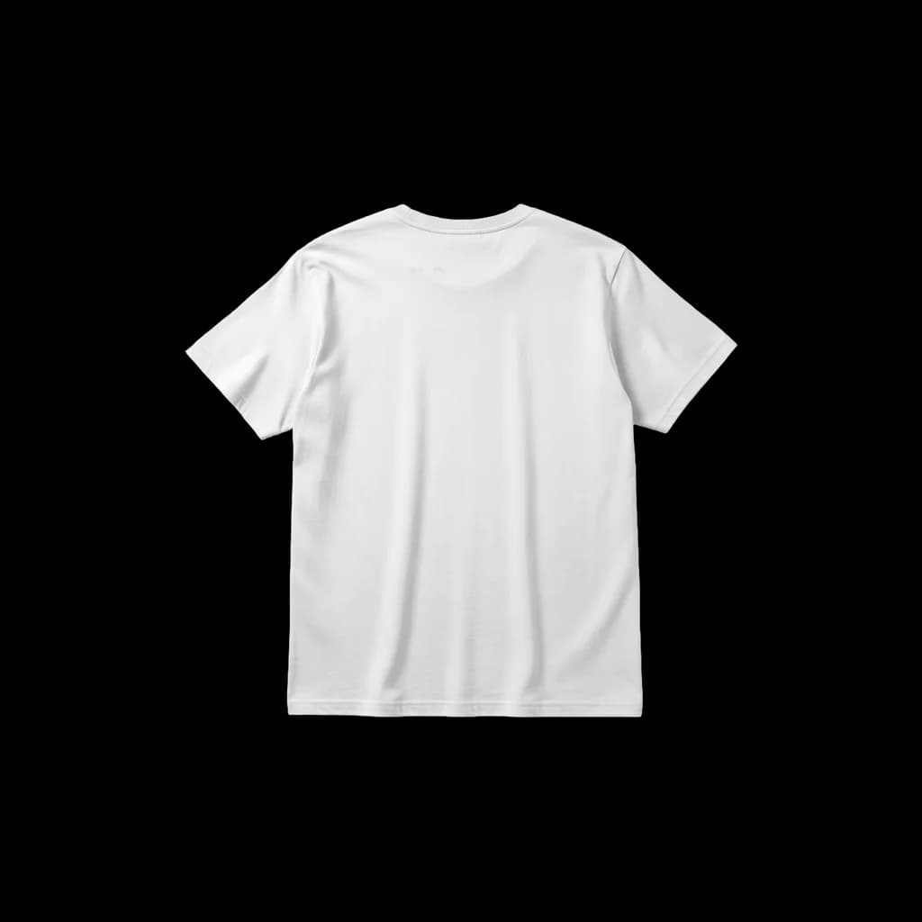 Blank kids t-shirt, back view