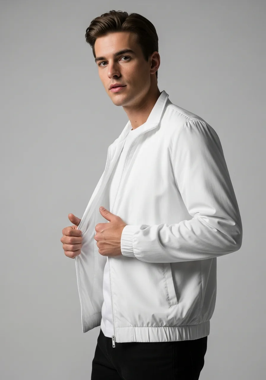 Custom lightweight zip jackets made to order in Lahore, Pakistan