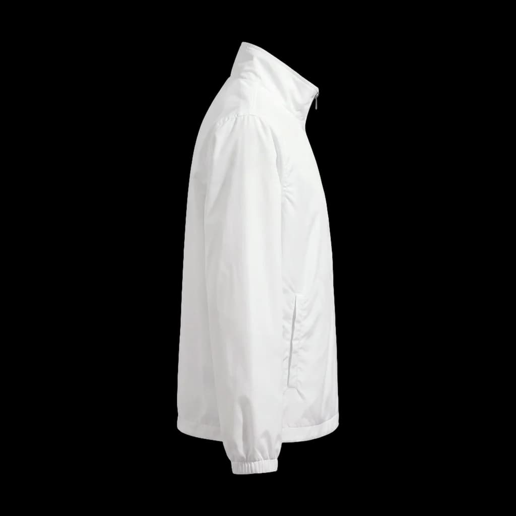 Blank lightweight zip jacket, right side view