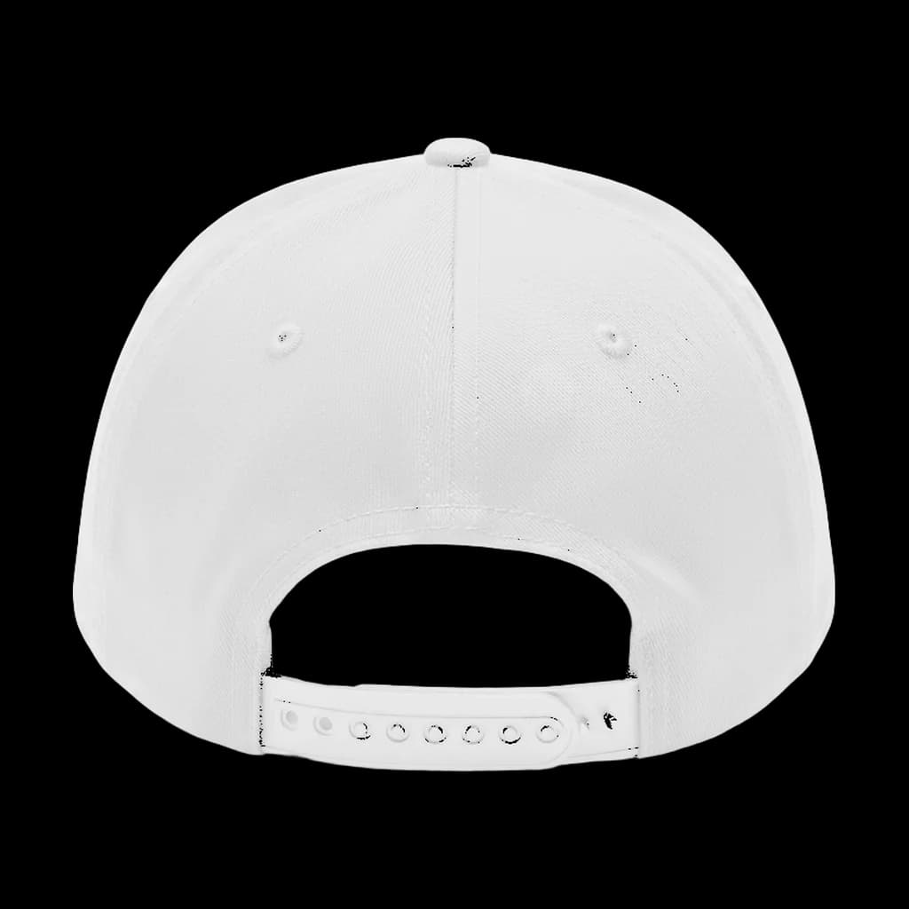 Blank 6-panel cap, back view