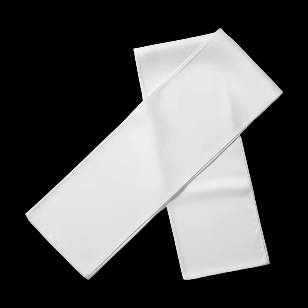 Blank scarve, back view
