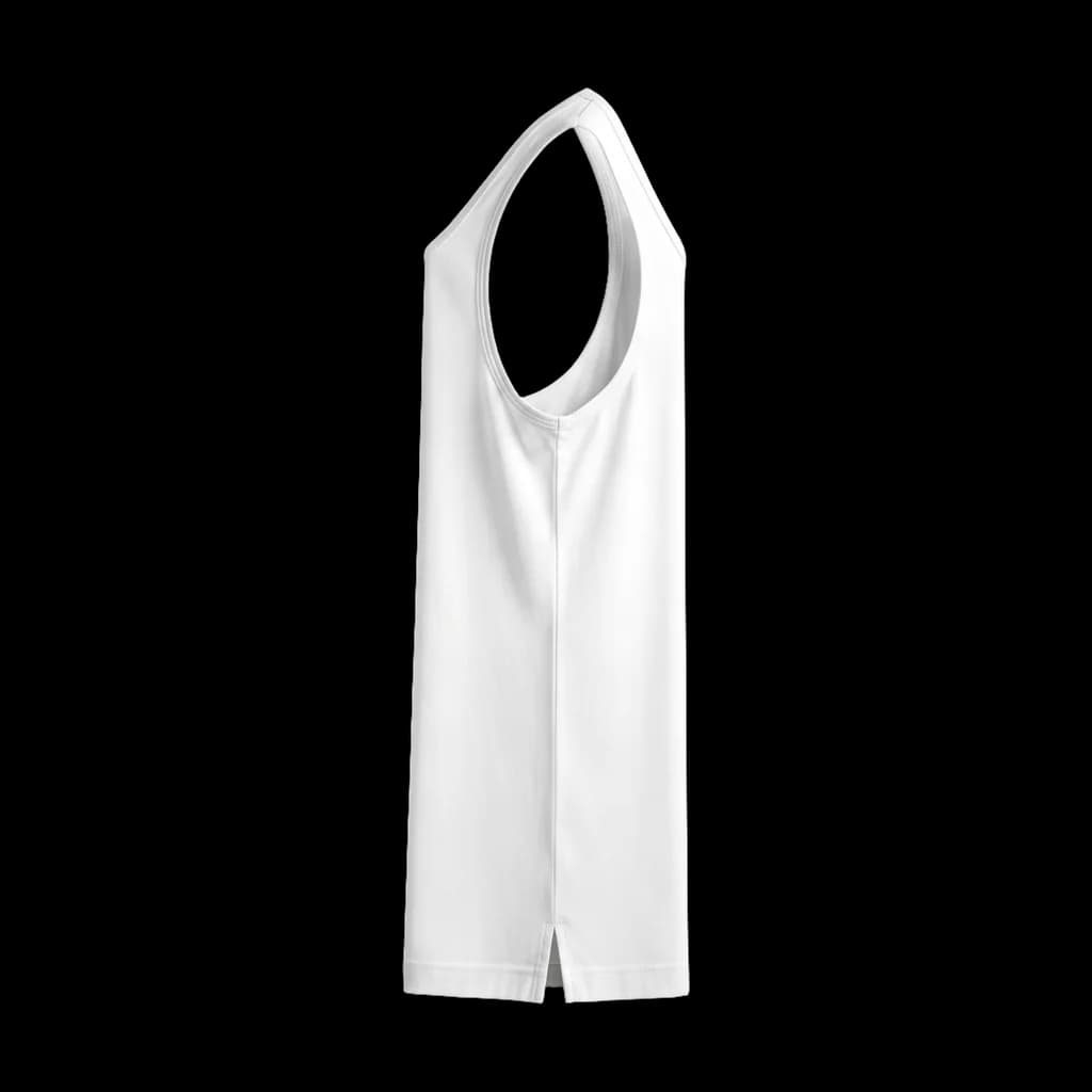 Blank tank top, right side view
