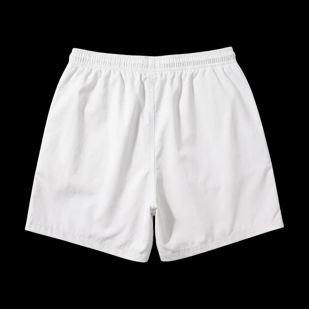 Blank woven short, back view