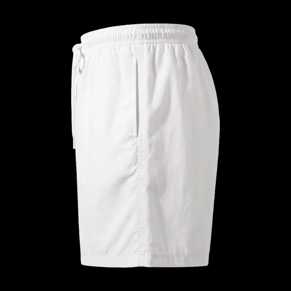 Blank woven short, left side view